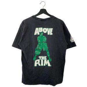 Vintage 90s Above the Rim Hoopwear Reebok basketball tee black mens size large